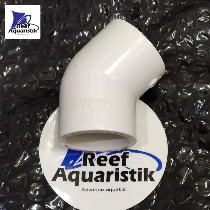 45 degree elbow UPVC keni UPVC 45 derajat 25mm