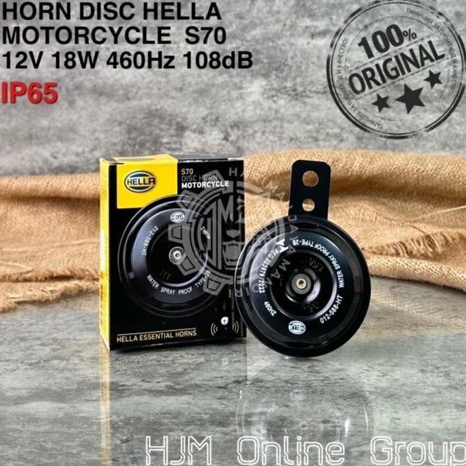 BARAXA KLAKSON HELLA SINGLE DISC HORN S70 12V - KLAKSON MOTOR