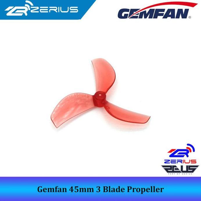 Gemfan 45mm 3 Blade 1mm / 1.5mm Shaft Propeller