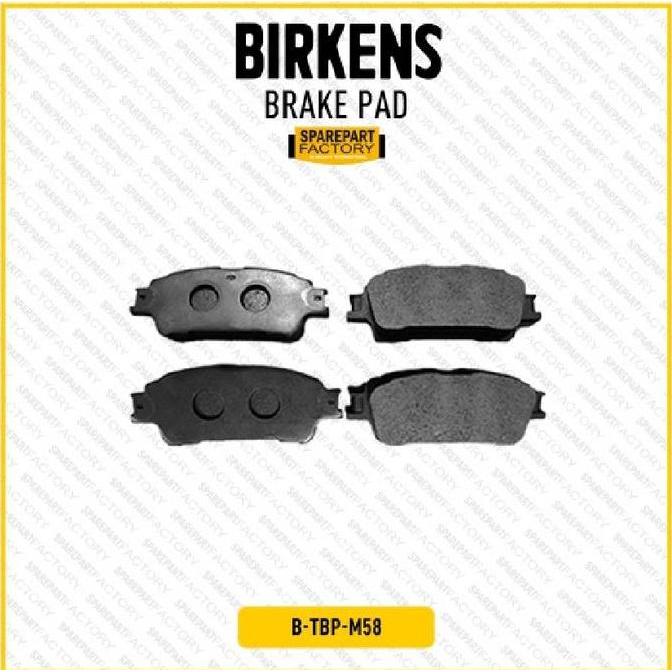 BARAXA BIRKENS BRAKE PAD - KAMPAS REM BELAKANG VOXY