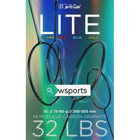 FREE ONGKIR RAKET BADMINTON HQ HIQUA LITE ORIGINAL