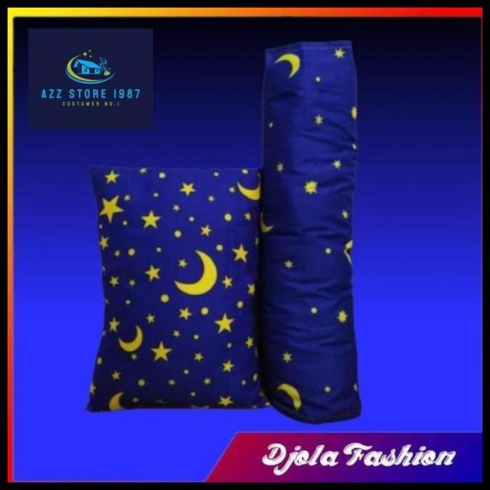 Sarung Bantal Dan Sarung Guling Murah Motif Bulan Bintang
