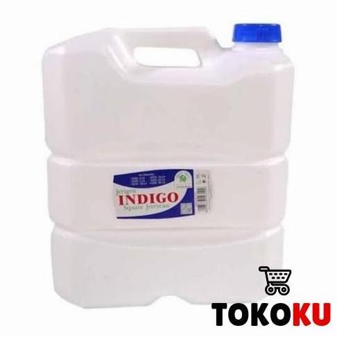 JERIGEN 10 LITER GREEN LEAF/KOMPAN PLASTIK 10 LITER INDIGO GREEN LEAF