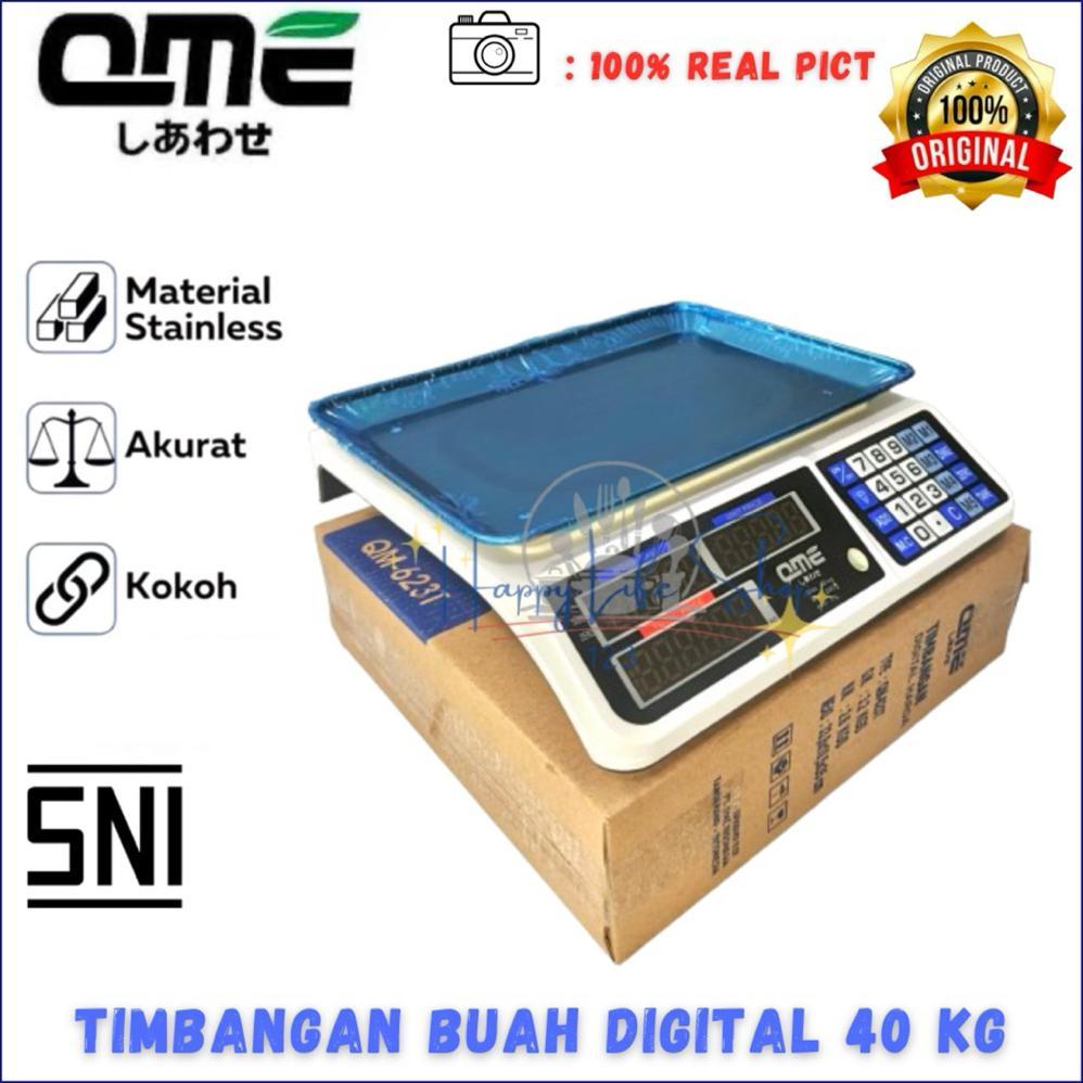 NEW QME Timbangan Digital Buah 40 Kg / Timbangan Harga Digital 40 Kg / Timbangan Digital Serbaguna 4