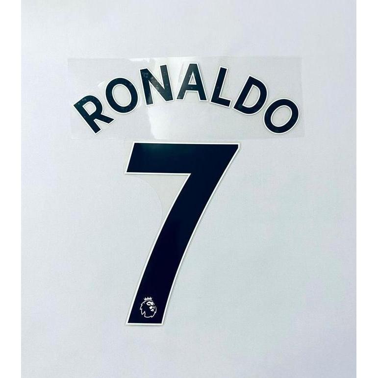 TERMURAH - NNS Avery 19-23 / HiTAM = RONALDO (7). Original Nameset for Jersey