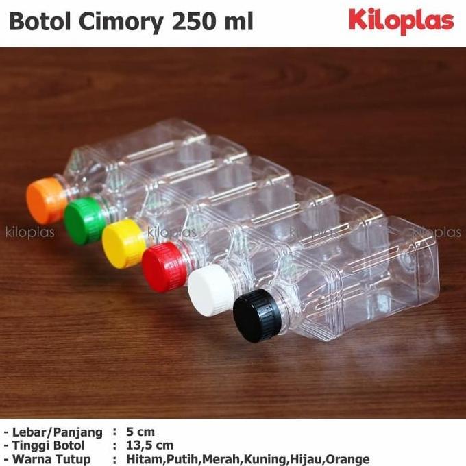Botol Cimory 250 ml / Botol Jus 250 ml / Botol Plastik 250 ml