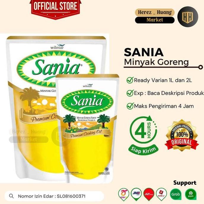 RAMADHAN_GROSIR - SANIA MINYAK GORENG SANIA 2 LITER, SANIA 1 LITER, DAN MINYAK GORENG SANIA 5 LITER 