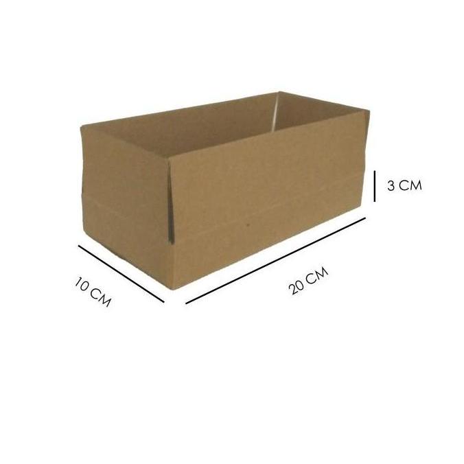 """] Kardus Karton Box Polos untuk packaging 20 x 10 x 3 CM