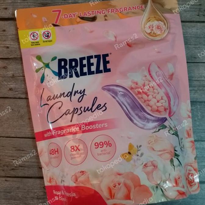 TERLARIS - Breeze Fragrance Boosters Laundry Capsules Rose Freesia Singapore