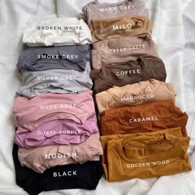 Awet Manset Baju Kaos Premium Lengan Panjang|Manset Baju Uniqlo Kaos Rayon