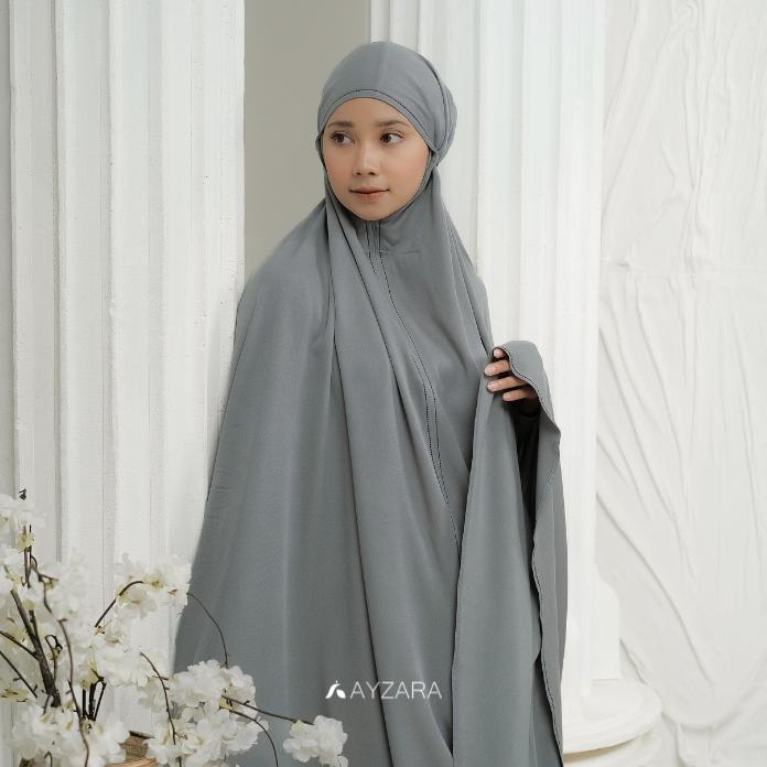 Berkualitas Ayzara - Mukena Dewasa Rayon Polos Alula Series