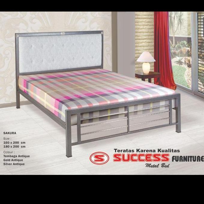 '' RANJANG BESI SUCCESS SAKURA MINIMALIS - 160/ 180 - UKURAN. //