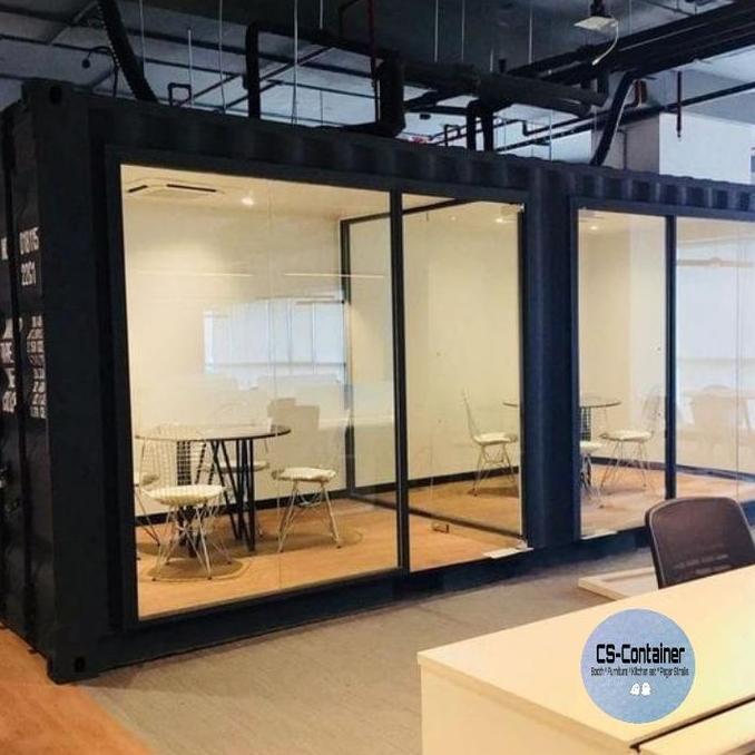 Terlaris Booth Kontainer Kantor, Booth Cafe Custom Design #229