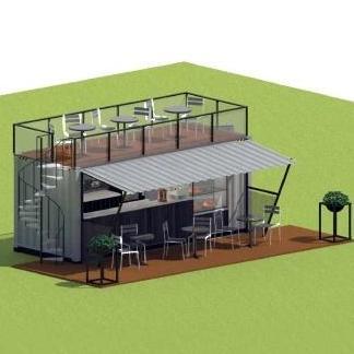 Terlaris Booth Semi Container Cafe/Kedai Custom Design #241