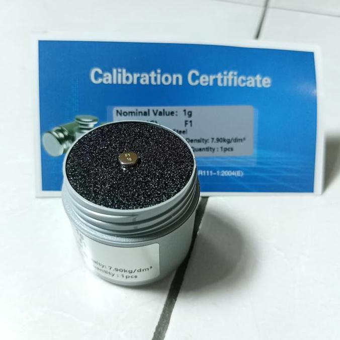 Batu Timbangan F1 1 Gram / Anak Timbangan F1 1 Gram stainless