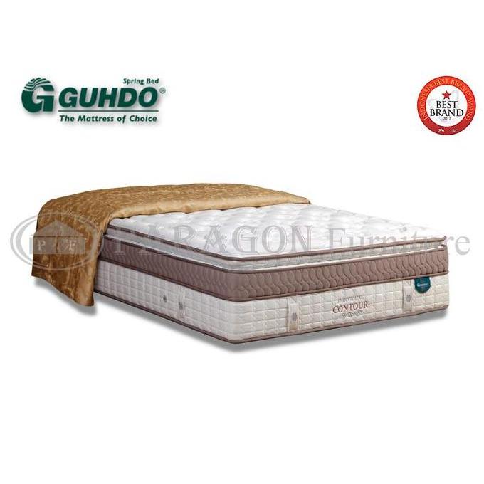 * GUHDO SPRING BED KASUR INDIVIDUAL CONTOUR LATEX POCKET PILLOW TOP 120 160 180 200X200 T 43 CM - GU