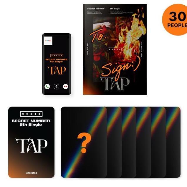 BUNDLING ALBUM MAKESTAR TAP SECRET NUMBER murah