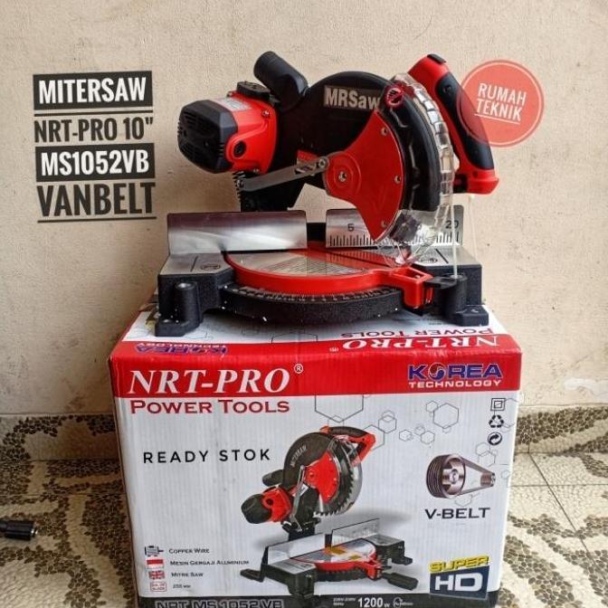 Terlaris Nrt -Pro Mesin Mitersaw 1052Vb /Mesin Potong Aluminium