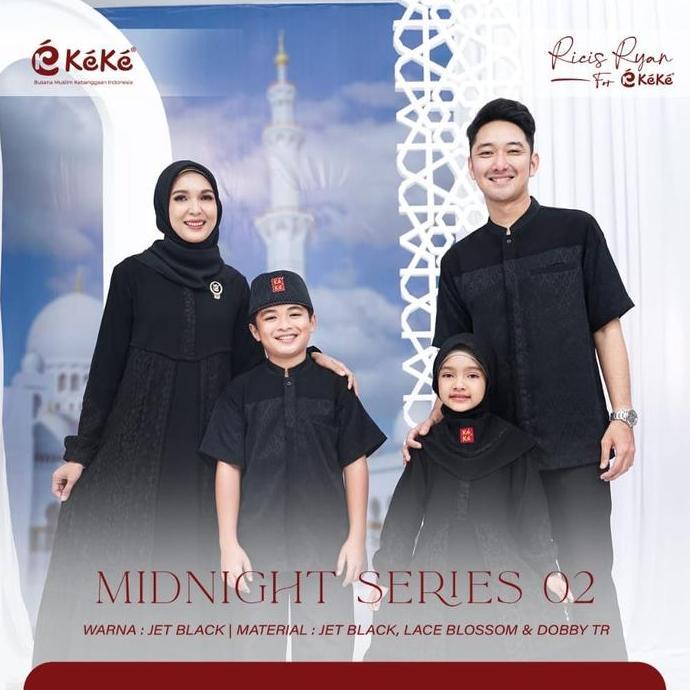 SARIMBIT KEKE MIDNIGHT 02 JET BLACK