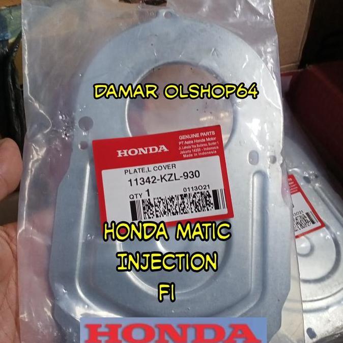 Plate L Cover tutup gigi selah spacyFi beat pgmfi 11342-KZL-930 original Honda  Motor