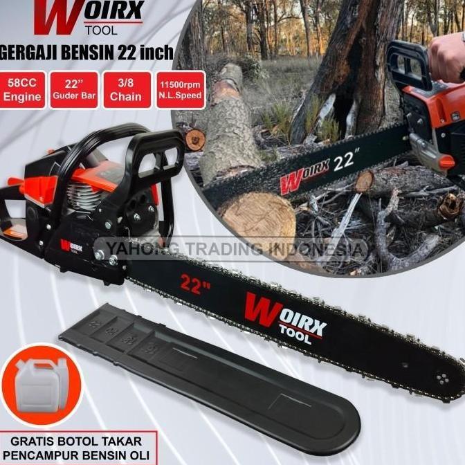 LOMARASHOP Mesin Gergaji Sinso Senso Gergaji Kayu 2 Tak 22 inch 22"