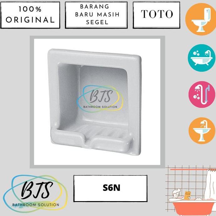 // TEMPAT SABUN TEMBOK DINDING ORIGINAL TOTO S6N / S 6 N / S6 N / S6N *