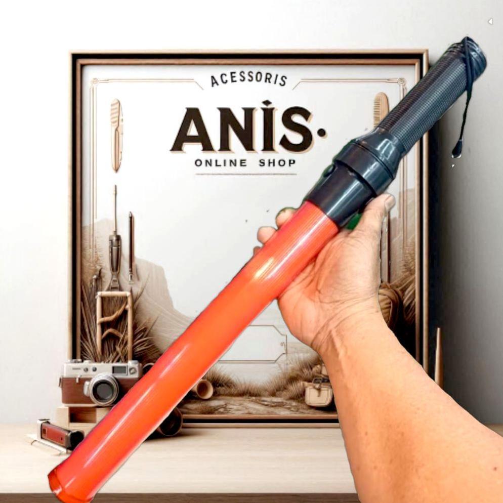 Lampu Lalin Cas Panjang 54cm Dan 40cm Lampu Lalin Lalu Lintas Charger/Cas / Lampu Parkir