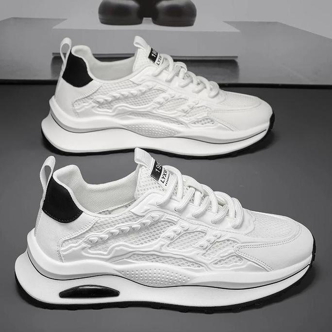 YUKAAME Sepatu Olahraga Sports Jalan Walking Lari Casual Sneakers Basket Gym Training Sekolah Fitnes