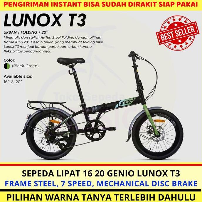 Terlaris Sepeda Lipat 16 Genio Lunox 1.0