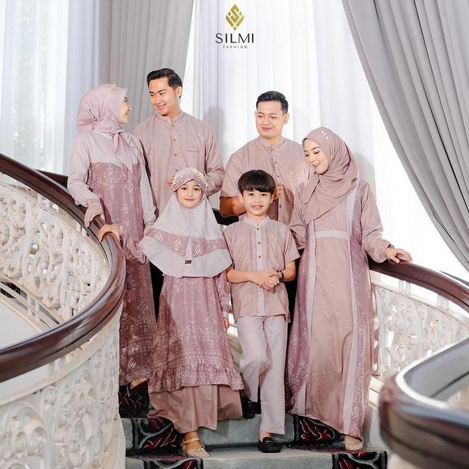 Silmi | Silmi Family - Gamis Couple Pasangan - Sarimbit Couple Pasangan - Sarimbit Keluarga Ready