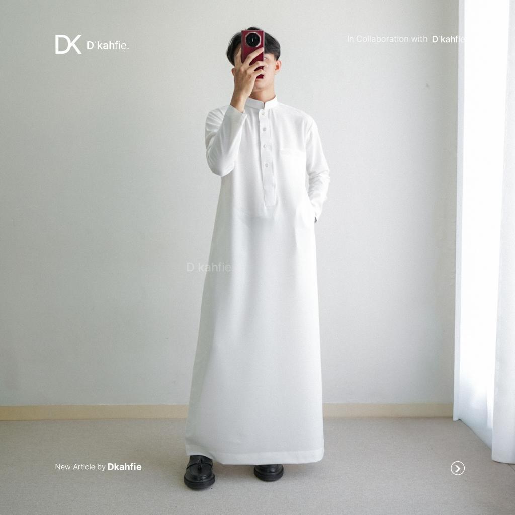 Dkahfie Apparel Emir Thobe Series 3.5 | Gamis Pria Slimfit | Gamis Pria | Gamis Slimfit