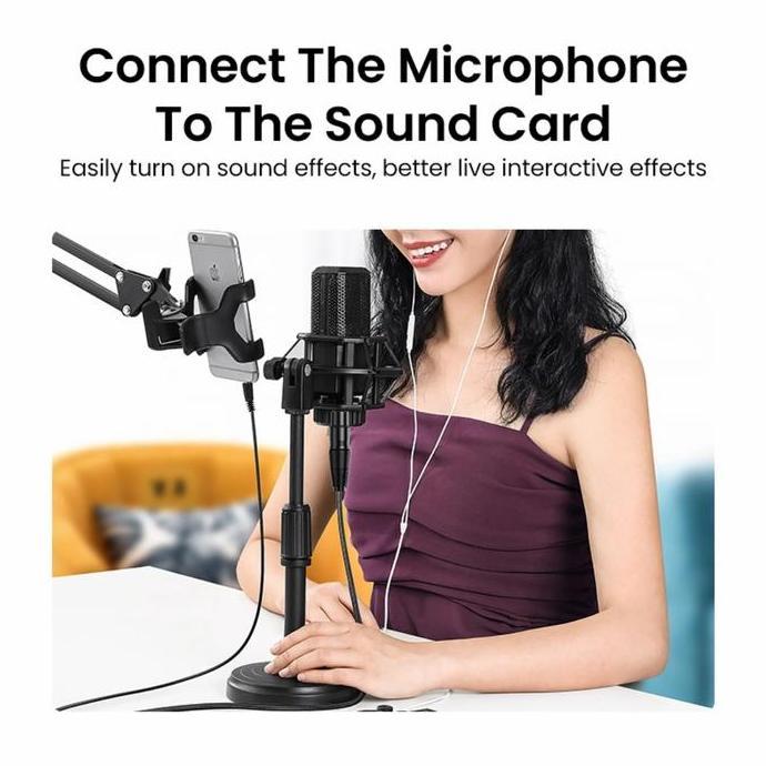 Ugreen Xlr Microphone To Aux 3.5Mm - Ugreen Jack 3.5 Mm Male To Xlr