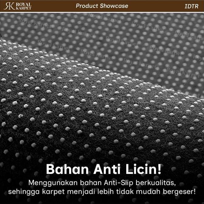 ROYAL - [ Rounded Variant ] Karpet bulat aesthetic 120x120cm 100x100cm Karpet Kecil Untuk Kamar Anti
