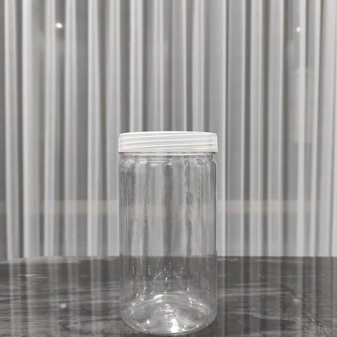 Toples Plastik 1 Liter - Toples Tabung 1 Liter - Toples Kue Snack