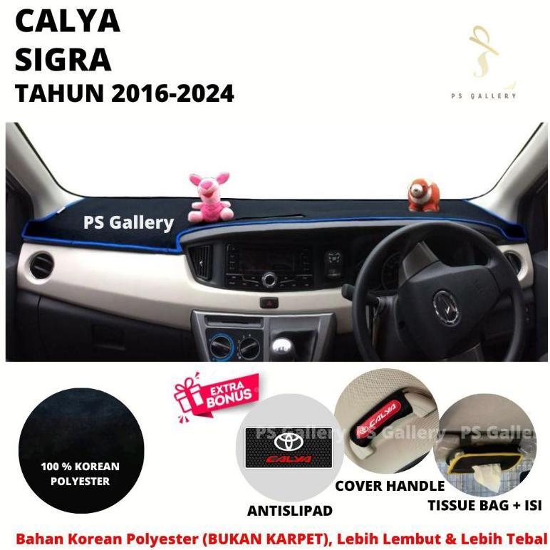 Alas Dasbor Mobil CALYA / SIGRA Aksesoris Cover Dashboard Premium