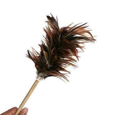 BEST SALE Kemoceng bulu ayam mini kecil / kemoceng komputer / sulak bulu ayam asli