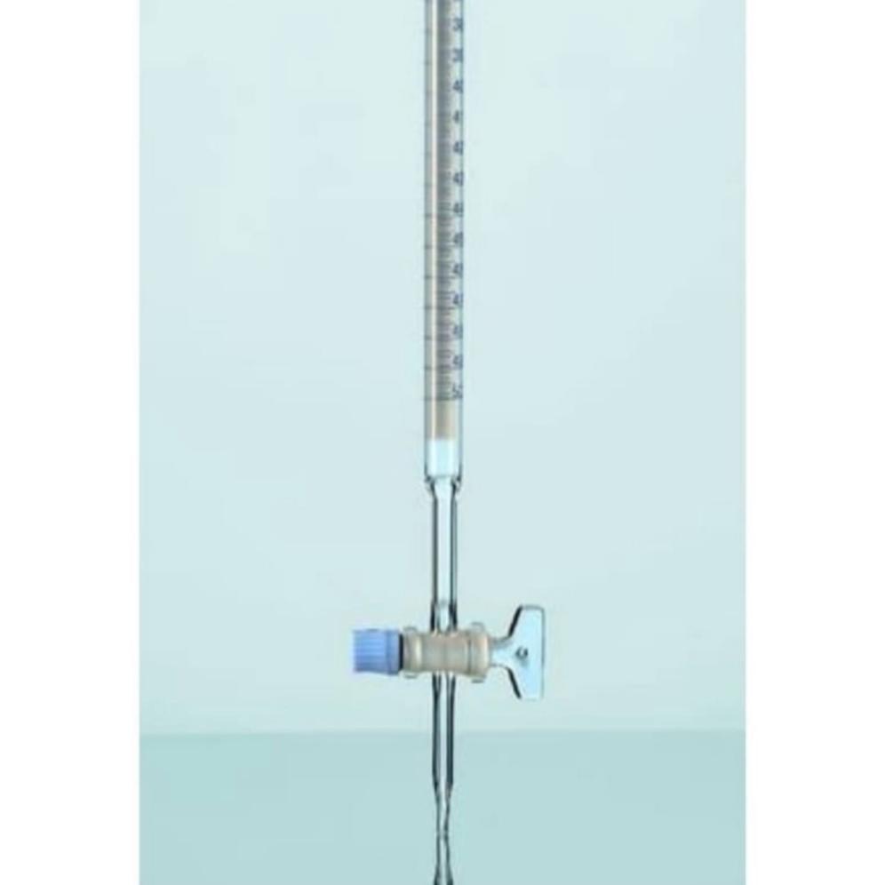 Ready Buret Kaca 50ml Laboratorium 50 ml Schellbach Pyrex Lokal Keran Kaca Alat Ukur Kompresi