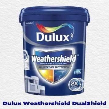 Dulux Weathershield Pro Brilliant White 2,5L Gallon cat tembok Dulux