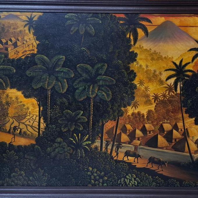 Terlaris Lukisan Walter Spies 180Cmx130Cm