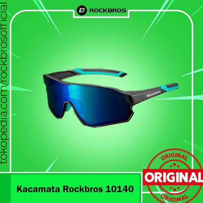 Promo Kacamata Rockbros 10140 Sunglasses Polarized Lens Anti UV Sport Gowes Diskon