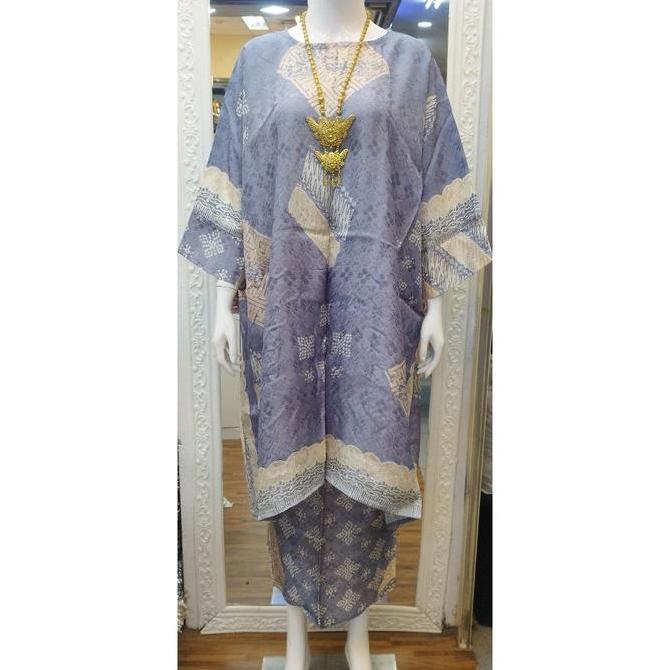 Set Tunik Kalong Batik Viscose Cap Manual / Long Tunik LN