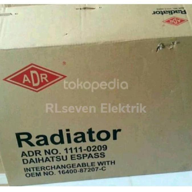 Promo radiator espass 2 ply merk ADR bahan tembaga Diskon