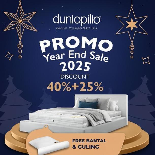 Terlaris Dunlopillo Kasur Mattress Latex Tipe Royal 8 180 X 200 ( Full Latex )