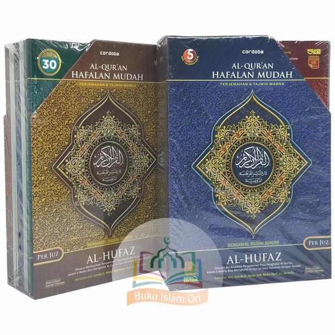 Al Quran Hafalan Al Hufaz A5 Per Juz Ori - Terjemahan Dan Tajwid Warna