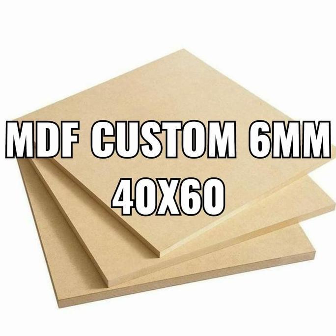 papan mdf 6mm 40x60
