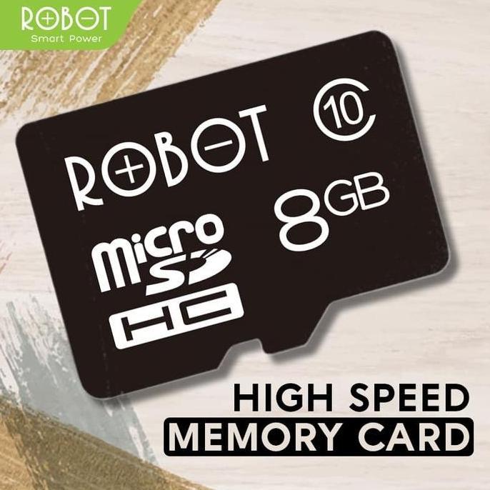 ROBOT Memory Card / Kartu Memori HP / Micro SD (8GB/16GB) Class 10