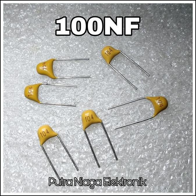 Ready Kapasitor 100NF Multilayer Ceramic 104 Monocap 100N 0,1uf 100V