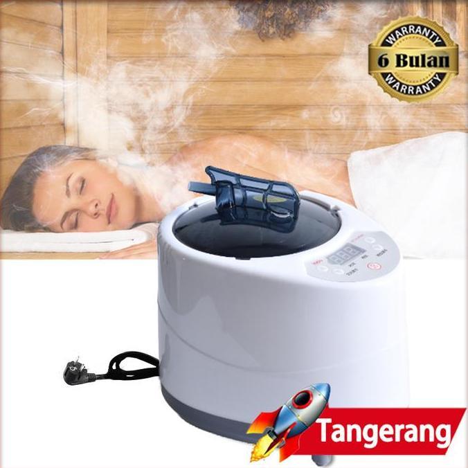 FARMUKE Mesin Sauna Portable 3.0L Mesin Steam Sauna Alat Steam Sauna Alat Spa Alat Mandi Uap