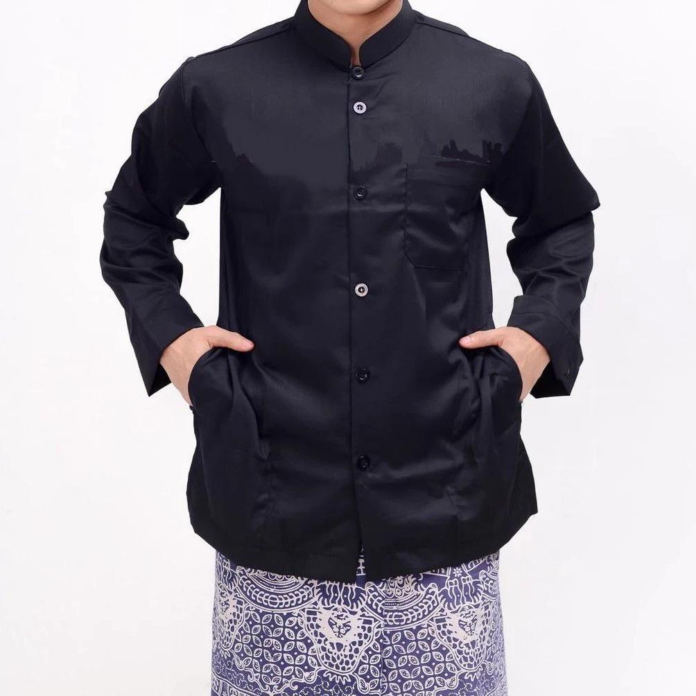 TERLARIS Baju Koko Lengan Panjang Pria Baju Koko Buat Grub Hadroh Sholawatan KEKINIAN