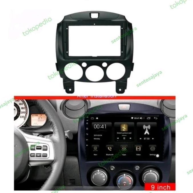 Frame Head Unit 9 Inch Mazda 2